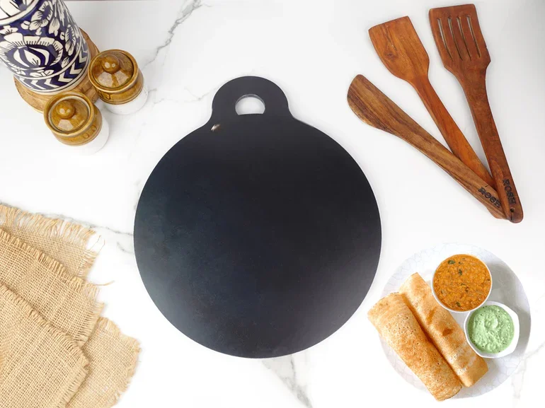 Dosa Tawa - Iron (Dhandavalakal) - Paper Roast Tawa - Flat